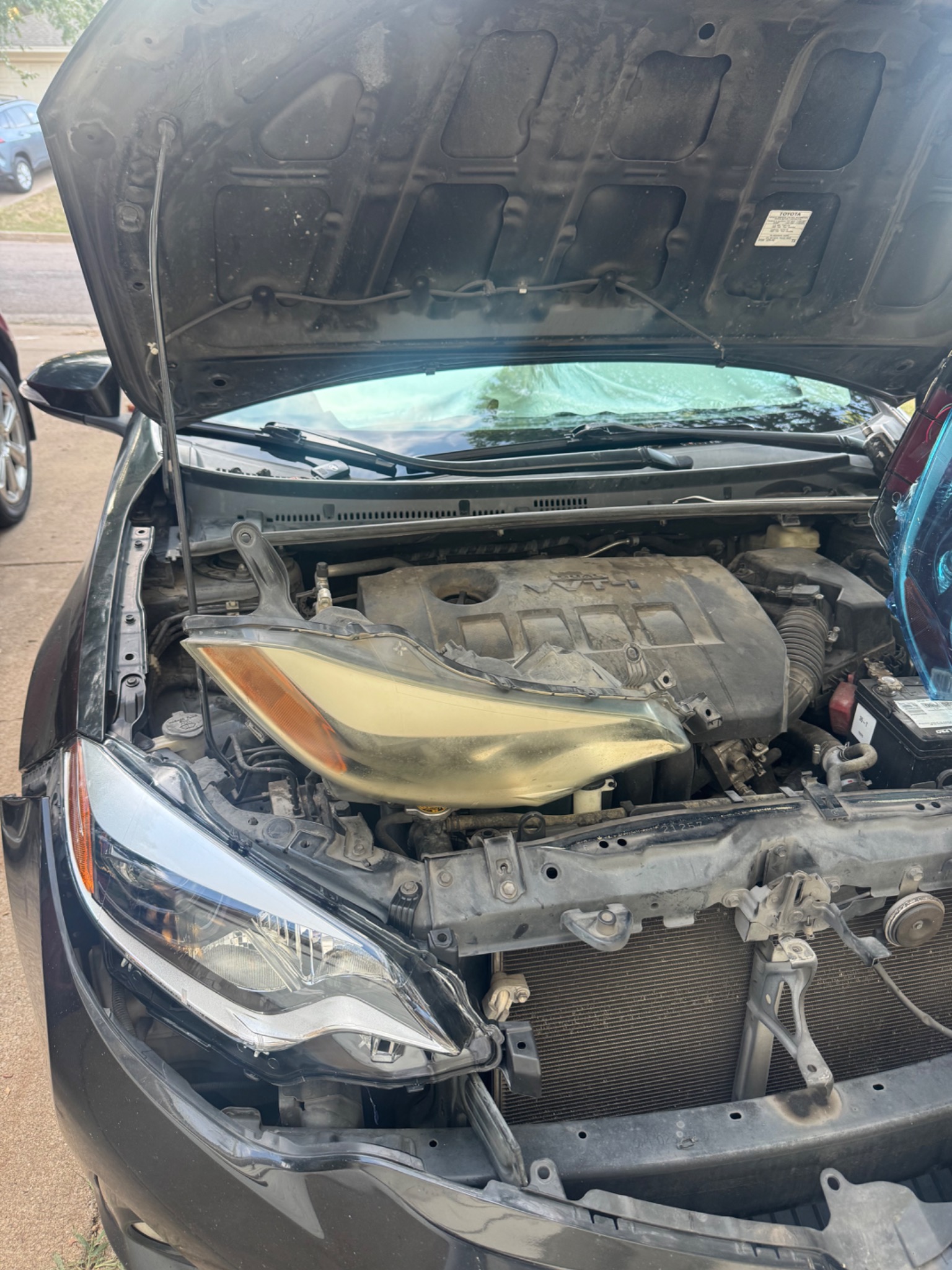 Front-end automotive repair performed by Mundin Mechanics