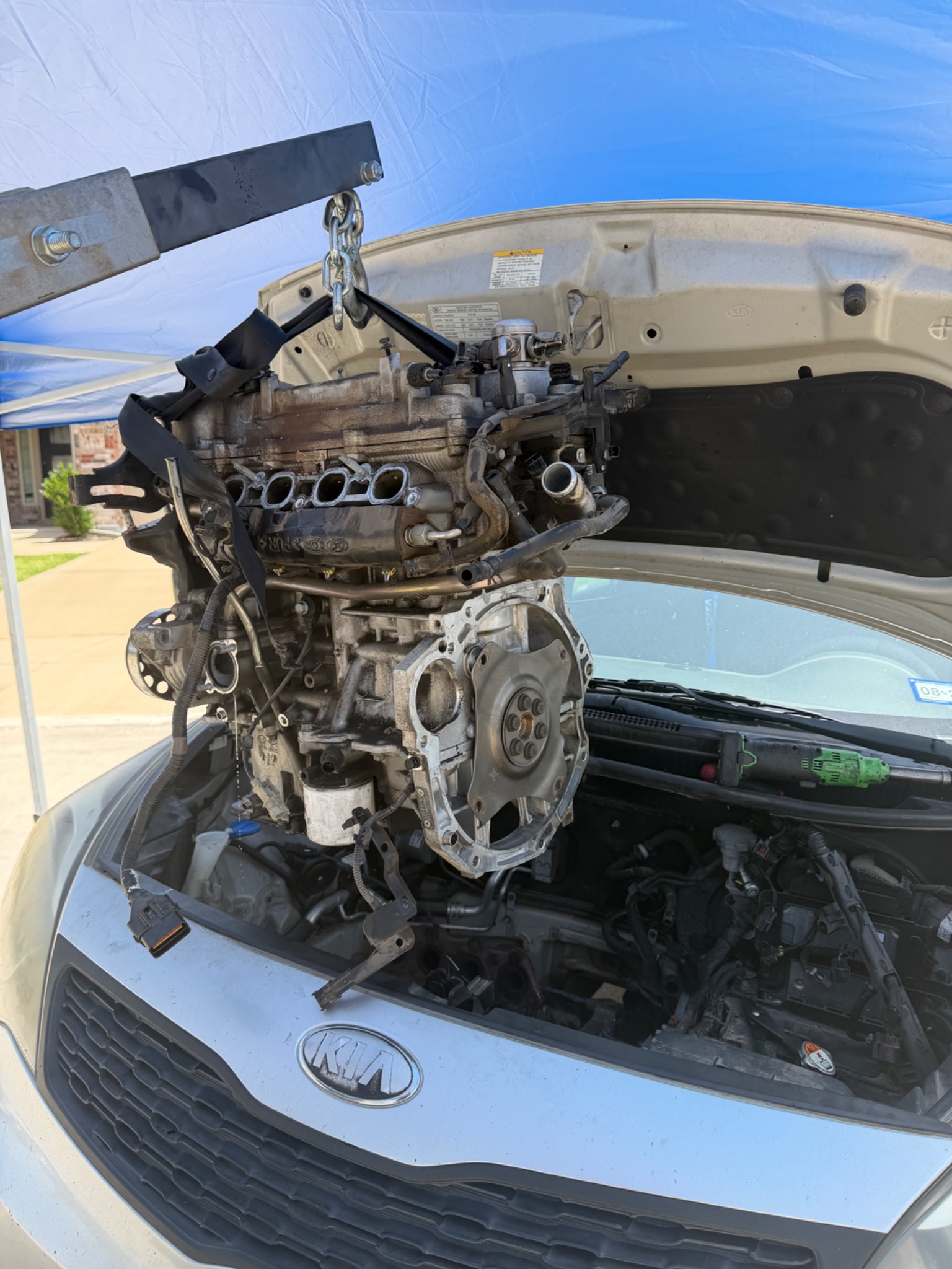 Engine replacement performed by Mundin Mechanics