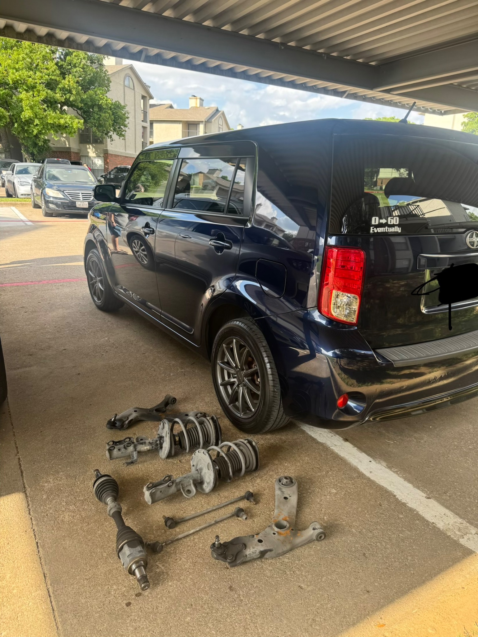 Suspension repair performed by Mundin Mechanics